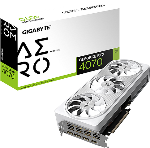 Видеокарта Gigabyte GeForce RTX 4070 Aero 12G GV-N4070AERO-12GD