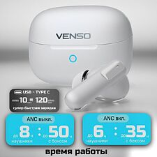 Наушники Venso VT-709 ANC (серый)