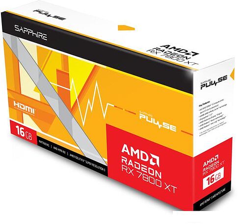Видеокарта Sapphire Pulse Radeon RX 7800 XT 16GB 11330-02-20G
