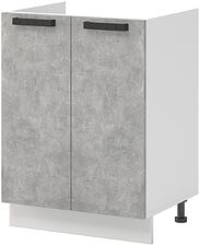 Шкаф напольный Mio Tesoro Пасадена ШНМ 600 (белый/ателье светлое)