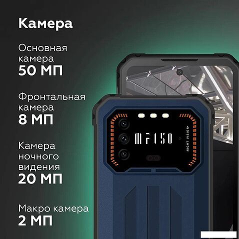 Смартфон IIIF150 Air1 Pro Plus 6GB/128GB (кобальтовый синий)