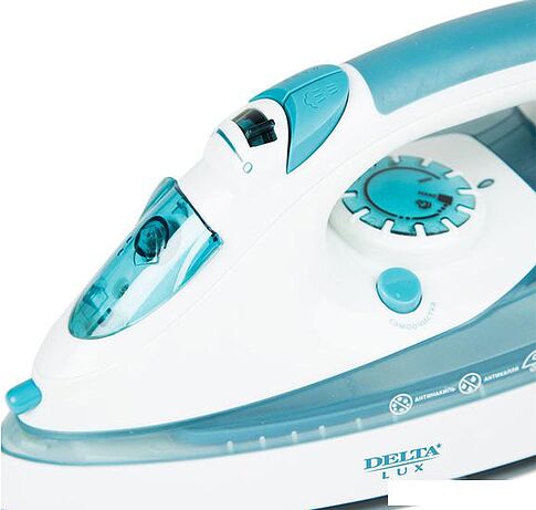 Утюг Delta Lux DL-710 (белый/голубой)