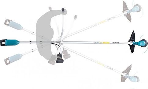 Триммер Makita DUR190URT3 (с 2-мя АКБ)