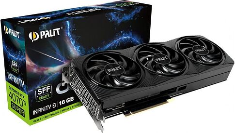 Видеокарта Palit GeForce RTX 4070 Ti Super Infinity 3 OC 16GB NED47TSS19T2-1043S