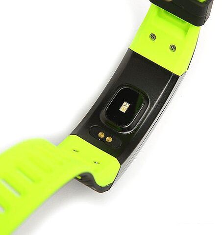 Фитнес-браслет Qumann QSB X (черный/зеленый)