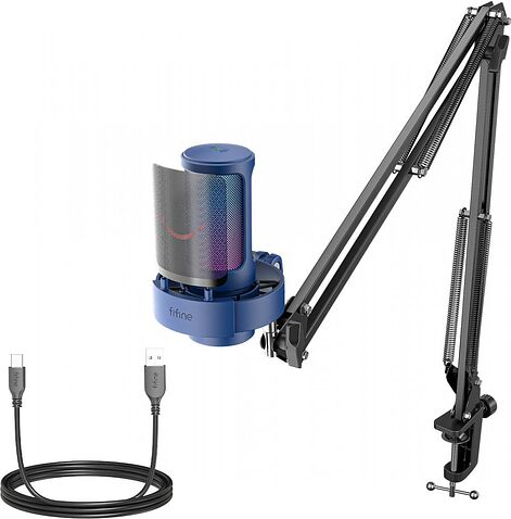 Проводной микрофон FIFINE A8T (синий)