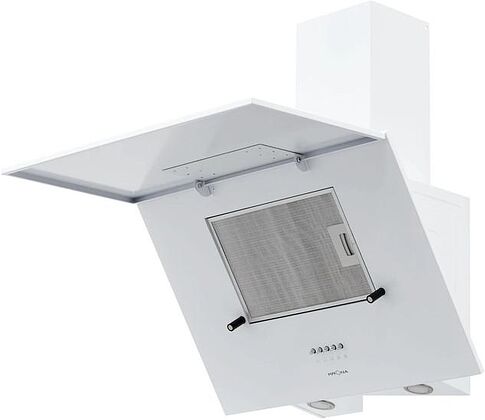 Кухонная вытяжка Krona Platte 600 White PB (белый)