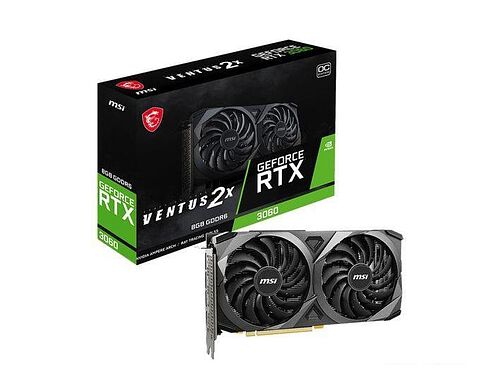 Видеокарта MSI GeForce RTX 3060 Ventus 2X 8G OC