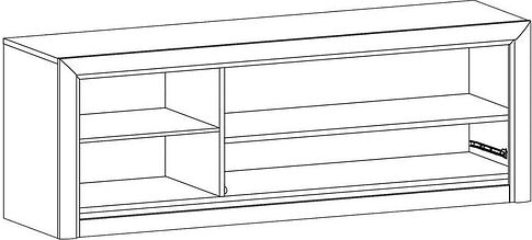 Тумба Black Red White Коен RTV1D1S (ясень снежный/сосна натуральная)