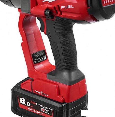 Гайковерт Milwaukee M18 ONEFHIWF1-802X ONE-KEY 4933459733 (с 2-мя АКБ, кейс)