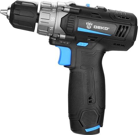 Дрель-шуруповерт Deko DKCD12V PRO 083-1003 (с 1-им АКБ, кейс)