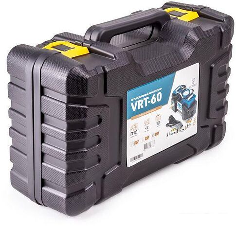 Автомобильный компрессор FoxWeld Varteg VRT 60 7214 (с набором аксессуаров)