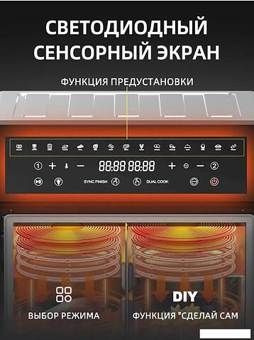 Аэрогриль (аэрофритюрница) Oulemei OLM-KZB026