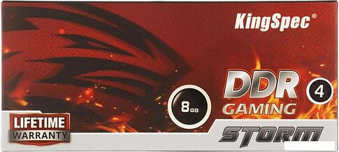 Оперативная память KingSpec Storm 8ГБ DDR4 2666 МГц KS2666D4M12008G