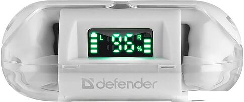 Наушники Defender Twins 916 (белый)