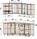 Готовая кухня Интерлиния Мила Крафт 1.2x2.0 (дуб полярный)