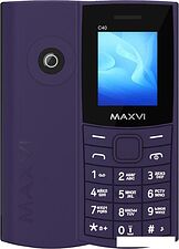 Кнопочный телефон Maxvi C40 (фиолетовый)