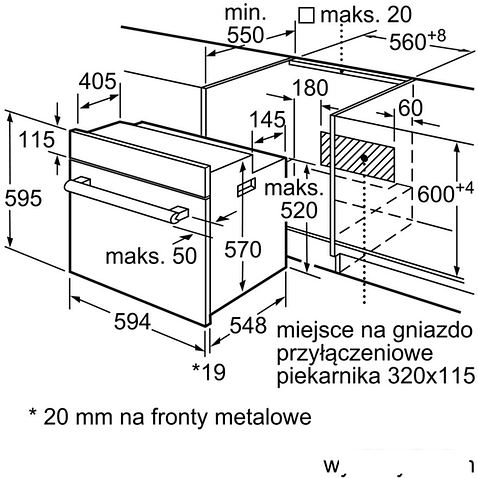 Духовой шкаф Bosch HBF114ES0