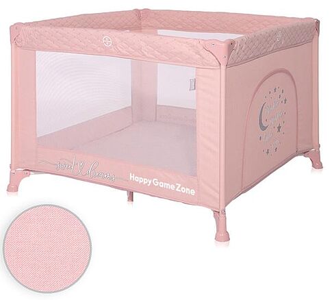 Игровой манеж Lorelli Game Zone Happy 2023 (сочный розовый, звезды)