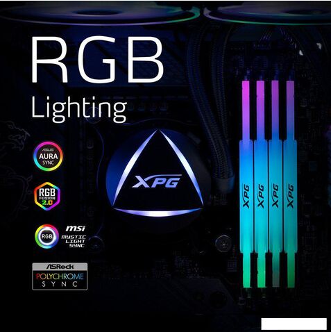 Оперативная память ADATA XPG Lancer RGB 2x48ГБ DDR5 6000МГц AX5U6000C3048G-DCLARWH