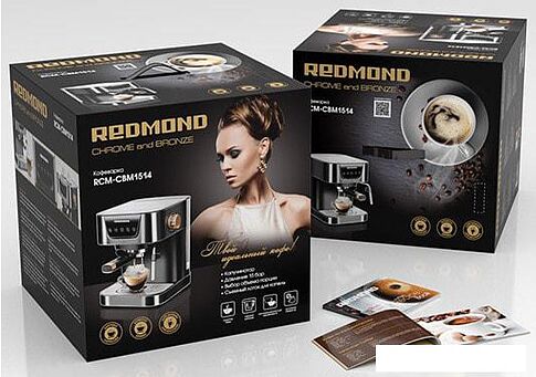 Рожковая помповая кофеварка Redmond RCM-CBM1514