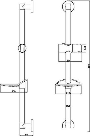 Душевая штанга Maxonor Pure Life PL8005