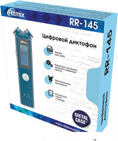 Диктофон Ritmix RR-145 4 GB (черный)