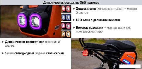 Электроскутер AVM.Plus Zoomer (серый)