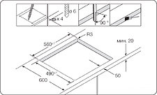 Варочная панель Samsung NZ64T3536DK