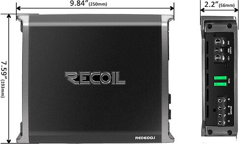 Автомобильный усилитель Recoil RED 600.1