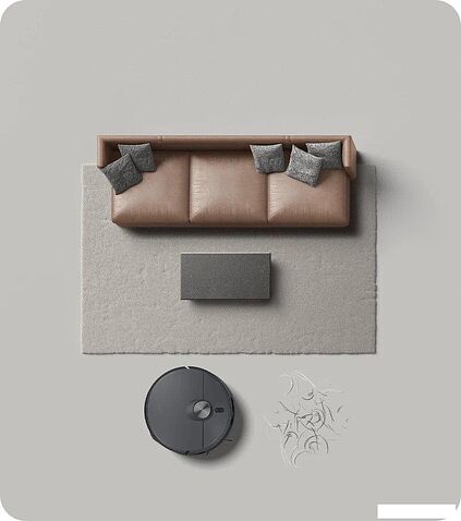 Робот-пылесос Xiaomi Robot Vacuum X20 Max D109GL (евровилка, черный)