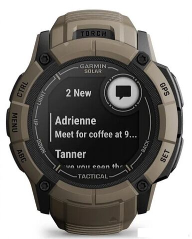 Умные часы Garmin Instinct 2x Solar Tactical Edition (светло-коричневый)