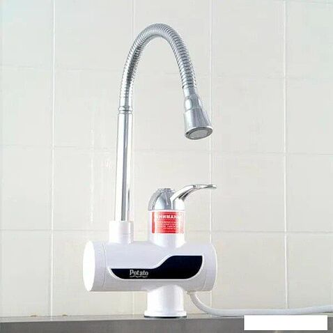 Проточный электрический водонагреватель-кран Potato P0060-7