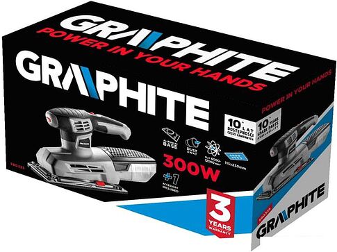 Виброшлифмашина GRAPHITE 59G325