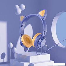 Наушники Hoco W36 (голубой)