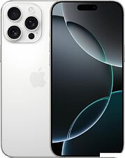 Смартфон Apple iPhone 16 Pro Max Dual SIM 256GB (белый титан)