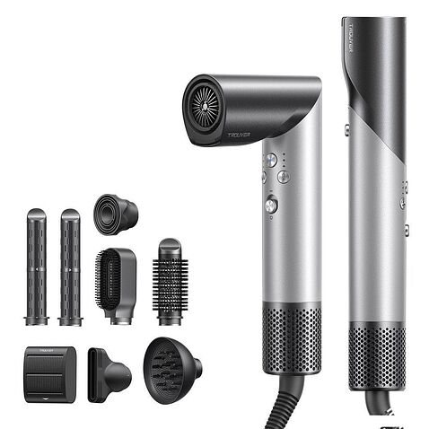 Фен-стайлер Trouver Master 10 MyltiStyler Lunar AMMA10 (серебристый)