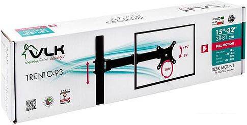 Кронштейн VLK TRENTO-93 (черный)