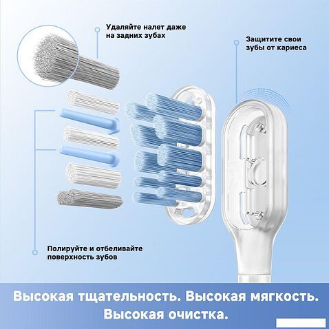 Электрическая зубная щетка Trouver 3D Clean Electric Toothbrush ATB15A (серебристый)