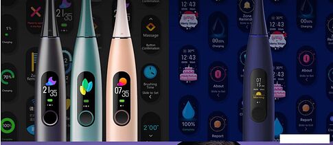 Электрическая зубная щетка Oclean X Pro (международная версия, синий)