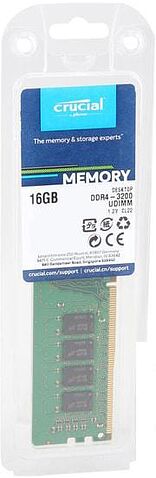 Оперативная память Crucial 16GB DDR4 PC4-25600 CT16G4DFRA32A