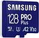 Карта памяти Samsung PRO Plus microSDXC 128GB MB-MD128SA/EU (с адаптером)