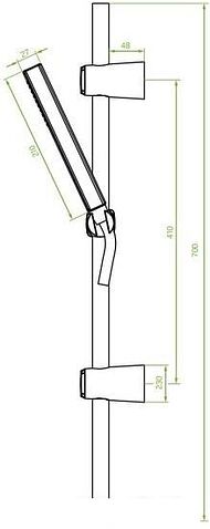 Душевой гарнитур Laveo Pola NAP 01A1