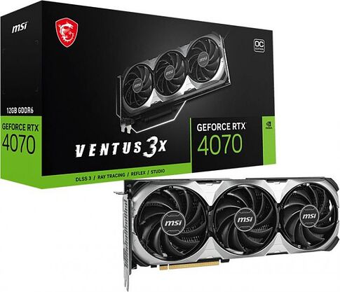 Видеокарта MSI GeForce RTX 4070 VENTUS 3X E1 12G OC