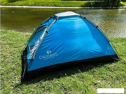 Треккинговая палатка Calviano Acamper Domepack 2 (синий)