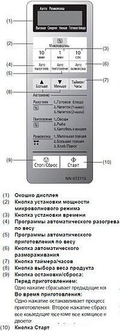 Микроволновая печь Panasonic NN-ST254MZPE