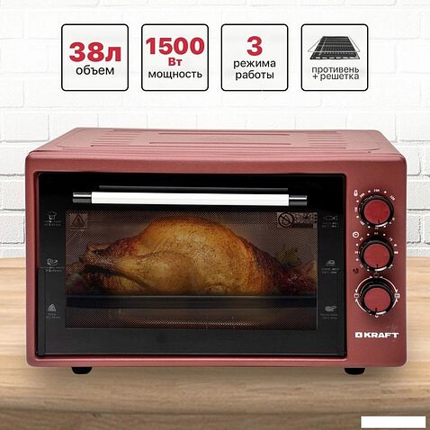 Мини-печь Kraft KF-MO 3800 R