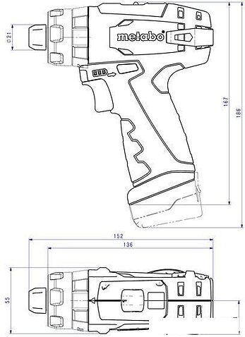 Ударная дрель-шуруповерт Metabo Powermaxx SB Basic 600385500 (с 2-мя АКБ, кейс)
