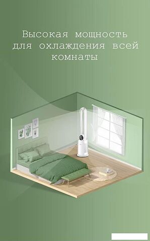 Безлопастной вентилятор Sundays Home NDY-EF603R (белый)