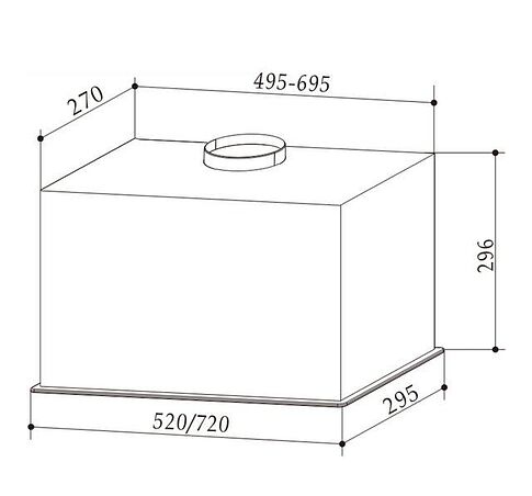 Кухонная вытяжка Exiteq EX-1286 (черный)